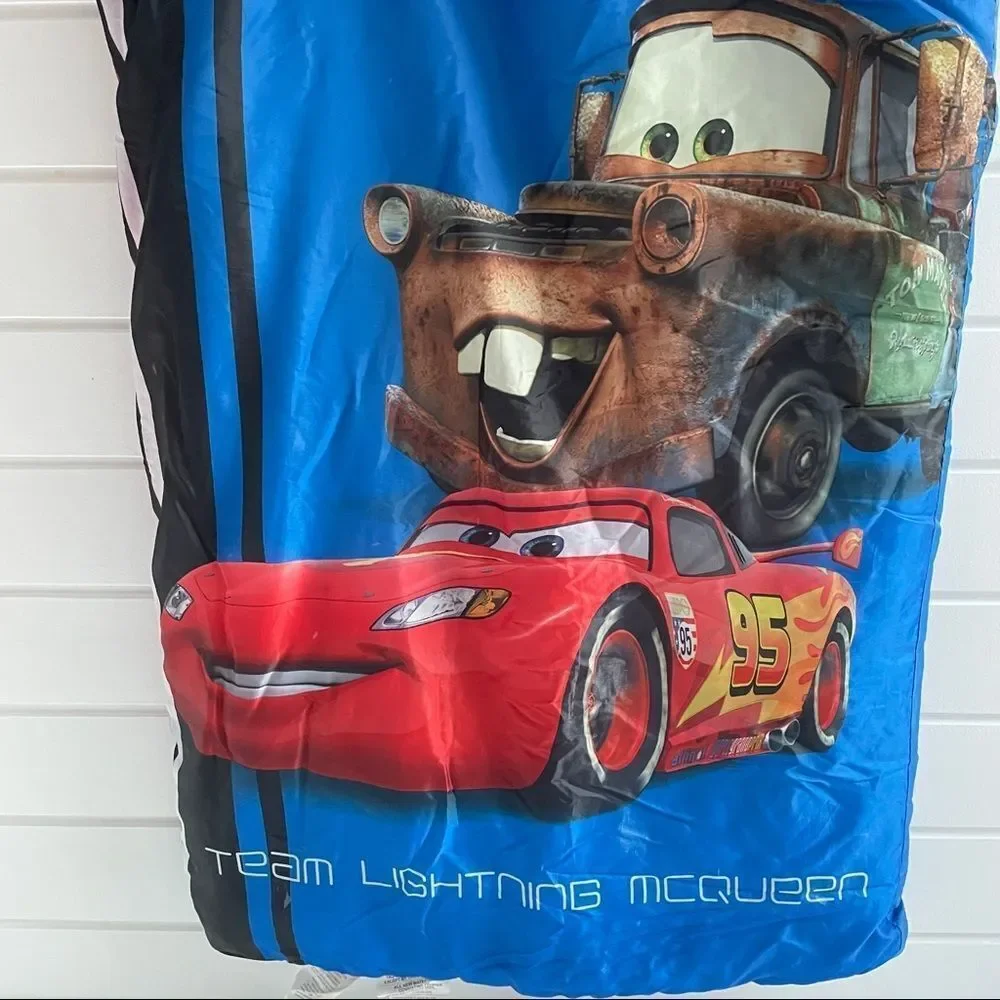 Jay Franco Lightning McQueen Disney Cars 95 Slumber Bonus Drawstring Bag